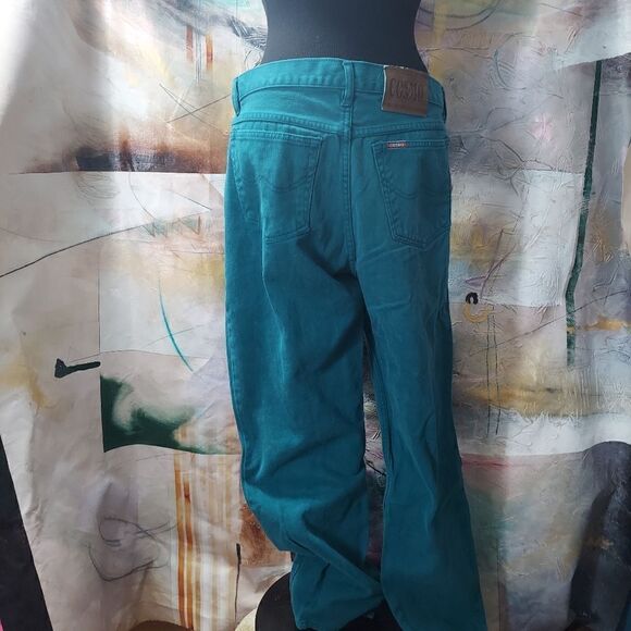 Cosmo Jeans Star Hiker Rare Teal Heavy Jeans With 5 Pocket Size 36 - Picture 2 of 4